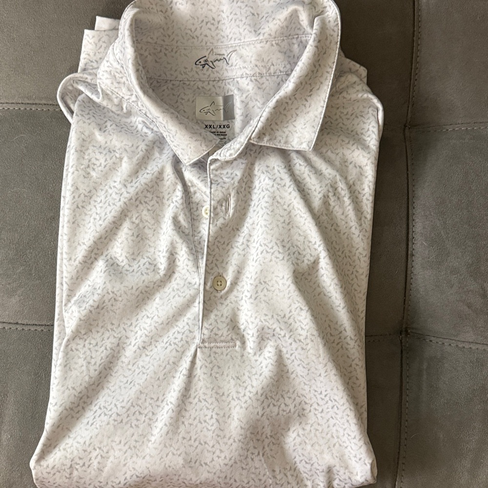 Greg Norman Collection Subtle Patterned Polo Shirt - image 3